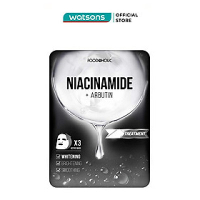 Mặt Nạ Foodaholic Niacinamide Dưỡng Sáng, Căng Bóng Da Niacinamide Ample Mask 23ml