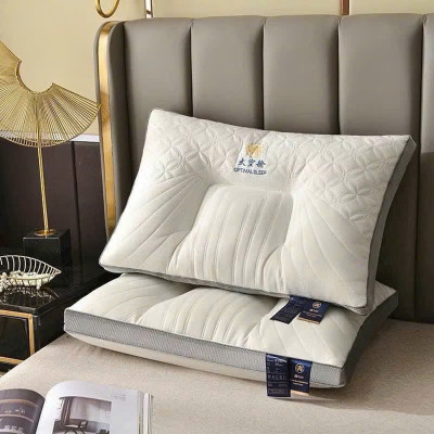 Gối Ngủ Công Thái Học Massager Kim Cương 3D Cao Cấp - Chống Đau Mỏi Vai Gáy, Kích Thước 48x74cm - HÀNG CHÍNH HÃNG MINIIN