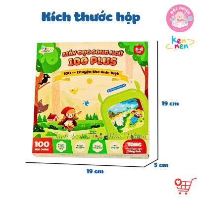 Máy đọc truyện song ngữ Anh Việt 100 plus Kennen - Dành cho bé từ 2 đến 8 tuổi