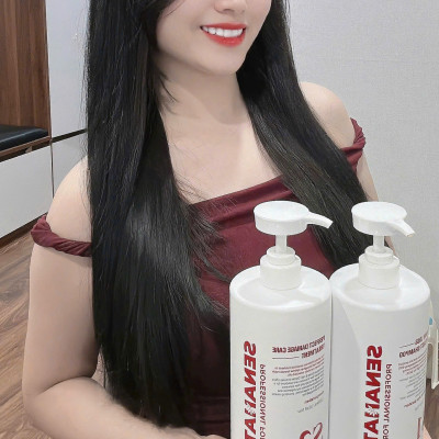 (Tặng sửa rửa mặt) Cặp dầu gội xả SENANATURE ANTI-HAIR LOSS BEER YEAST SHAMPOO + SENANATURE PERFECT DAMAGE CARE TREATMENT 1000ml
