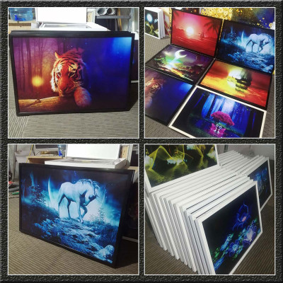 Tranh treo tường phòng khách, phòng ngủ - chim công-3317L3