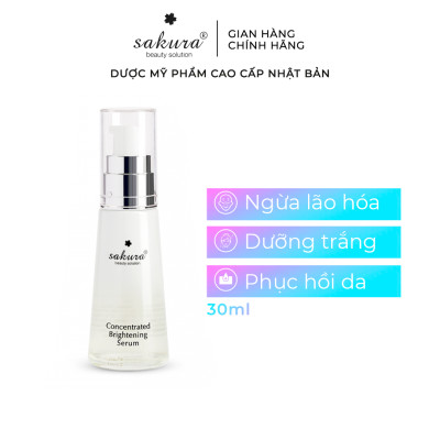 Tinh Chất Dưỡng Trắng Da Sakura Concentrated Brightening Serum (30ml)