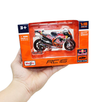 Đồ Chơi Mô Hình Xe Mô Tô GP Racing - Red Bull KTM Factory Racing 2023 Tỉ lệ 1:18 - Maisto 36393/MT36000
