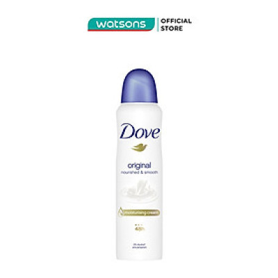 Xịt Khử Mùi Dove Original Hương Dịu Nhẹ Dưỡng Da Sáng Mịn 135ml