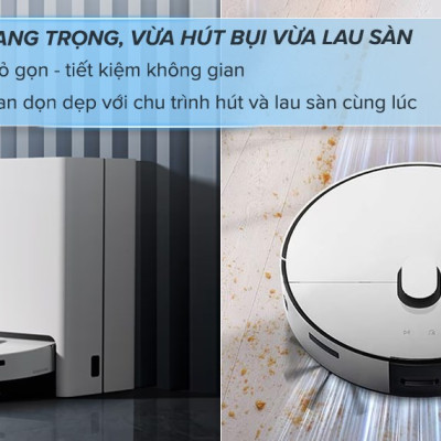 Robot hút bụi lau nhà Samsung VR7MD96514G/SV - Hàng Chính Hãng