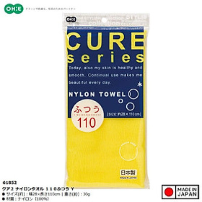 Khăn tắm tạo bọt mềm Ohe Cure Series 28x110cm - Hàng Nội Địa Nhật Bản