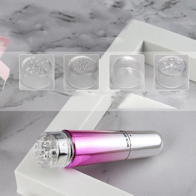 Máy Massage Mặt 4in1 Làm Đẹp Hấp Thụ Và Làm Săn Chắc Da Giảm Nếp Nhăn Mới 2024 (Có Pin Sẵn)