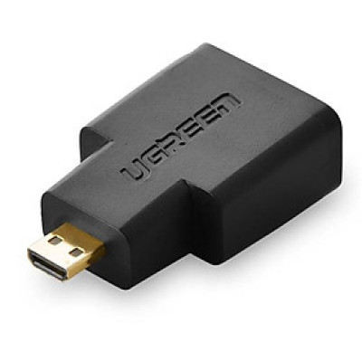 Ugreen UG2010620106TK Màu Đen Đầu chuyển đổi Micro HDMI sang HDMI - HÀNG CHÍNH HÃNG
