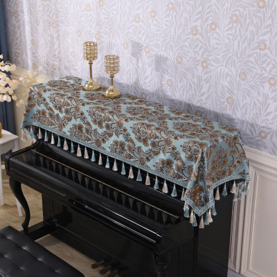 Khăn phủ đàn piano cơ đàn piano điện tử 88 phím phong cách Châu Âu cổ điển sang trọng chống bụi chống xước