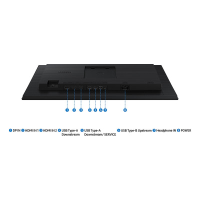 Hàng chính hãng - Màn hình Samsung công thái học D400GAEXXV FHD IPS 100Hz giúp bảo vệ mắt Khử nhấp nháy