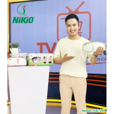 Đai (Máy) Massage Bụng Nikio NK-169AC - Công Nghệ Rung Lắc Kết Hợp Bi Độ Xoay 360 Dây Ấn Thế Hệ Mới, Mát Xa Thư Giãn, Làm Săn Chắc Cơ Bụng Nhanh - Vỏ Nhựa Bền Bĩ