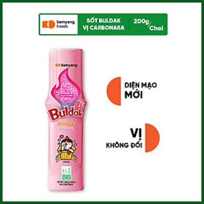 Sốt Chấm Gà Cay Samyang Vị Carbonara (200g/chai)