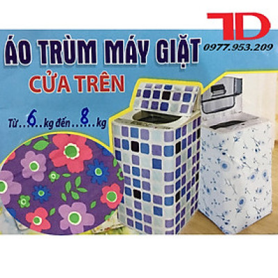 Áo trùm máy giặt Cửa Trên 6kg - 13kg