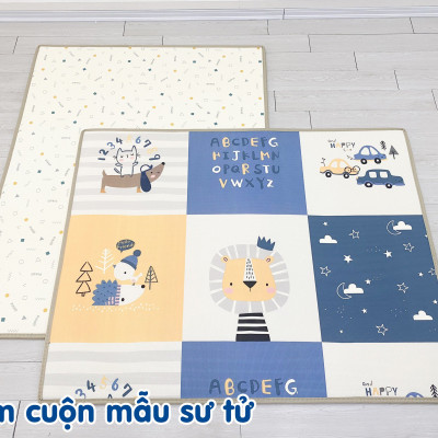 Thảm Chơi cho bé Umoo xốp XPE, Dày, Cuộn Tròn, Không Mùi, Không Thấm Nước