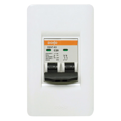Cầu Dao Tự Động 2 Pha Dobo Electric Korea (50A) - Trắng