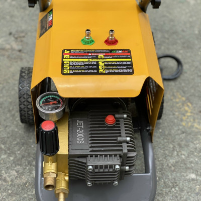 Máy rửa xe chỉnh áp cao cấp 2000W Jetman JET2000S New (tặng bộ 3 khớp nối Tolsen 57120)