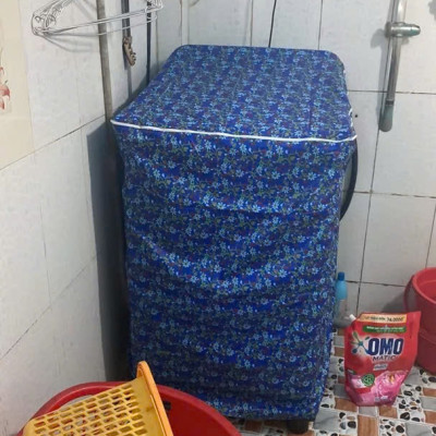 Áo trùm máy giặt cửa trên cho máy từ 6 - 8 kg , vải dù chống thấm , cao cấp , độ bền tối ưu có thể để ngoài che mưa nắng bảo vệ máy sạch và gọn gàng giao màu ngẫu nhiên