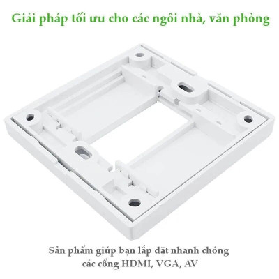 Ugreen UG2031620316TK Màu Trắng Khung HDMI âm tường - HÀNG CHÍNH HÃNG