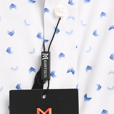 Áo sơ mi Khatoco tay ngắn lai ngang