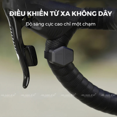 Đèn Xe Đạp Trước CYC-1000Pro độ sáng 1000 Lumens, pin dung lượng 5000 mAh, có remote điều khiển, sử dụng lên đến 12h tùy độ sáng, Chống Chói Đi Đêm Địa Hình Treo (Ko kèm pad đỡ ngược) - Mai Lee