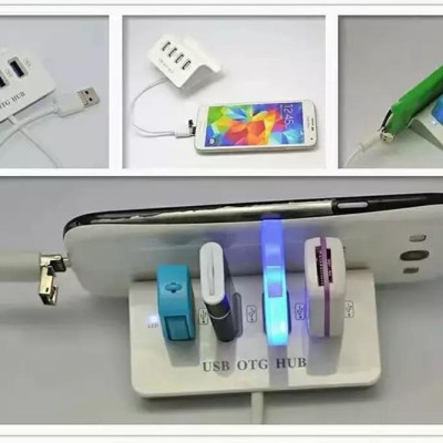 Hub Usb OTG cao cấp kết nối chuột và bàn phím cùng lúc với điện thoại giá rẻ