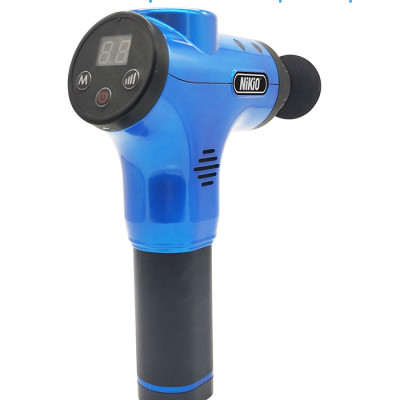 Súng (Máy) Massage Cầm Tay Nikio NK-170B - 6 Đầu Matxa, 5 Chế Độ, 6 Tốc Độ Mát Xa, Pin Sạc Không Dây 2000mAh - Hỗ Trợ Giảm Đau Nhức Và Giãn Cơ Toàn Thân, Công Nghệ Bộ Gõ Thế Hệ Mới