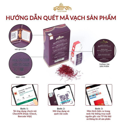 Set quà 3 hũ Nhụy hoa nghệ tây cao cấp Saffron SALAM 3Gr Tặng 1Gr + Mật ong Saffron 100ml