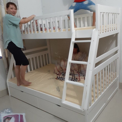 Giường Tầng Victoria (Trắng)