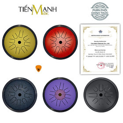 Trống Tank Hluru Drum Mini 8 Tone TP8D (Trống Không Linh Lưỡi Thép Steel Tongue) Hàng Chính Hãng - Kèm Móng Gẩy DreamMaker