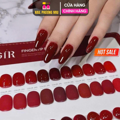 Set Sơn Gel Màu Nude BUBGIR 12 Màu Số 41 Tông Nâu thạch trà sữa Nude, Hồng Nude đậm , Đỏ Nude Chai 15ml Làm Nail Siêu Bóng Đặc Mướt, Tặng Bảng Màu