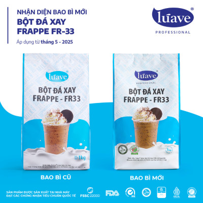 Bột Kem Béo Thực Vật Frappe FR33 - LÚAVE - 1kg