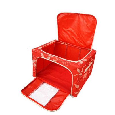 Hộp vải khung sắt đựng chăn màn quần áo vật dụng đa năng