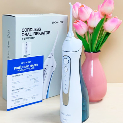 Máy Tăm Nước Không Dây Lock&Lock Cordless Oral Irrigator ENR156BLU 