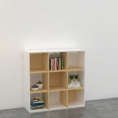 Giá sách đẹp trang trí phòng khách SMLIFE Bowen