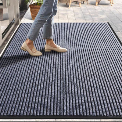 Thảm chùi chân chống trượt đế cao su đen (60 x 90 cm)