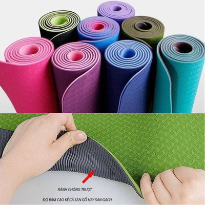 Thảm Tập YoGa miDoctor + Bao Thảm Tập Yoga + Dây Thảm Tập Yoga (Giao Màu Ngẫu Nhiên)