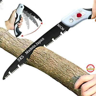 Cưa cành cây gấp gọn Japan bằng thép đen không gỉ