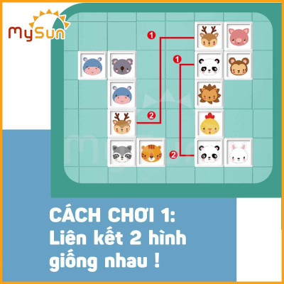 Đồ trò chơi trí tuệ thông minh trẻ em Lianliankan cho bé 3 4 5 6 tuổi giúp phát triển tư duy