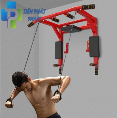 Xà Đơn Treo Tường Đa Năng Di Động 8 Trong 1 Chính Hãng + Tặng Kèm Dây Đàn Hồi Đa Năng