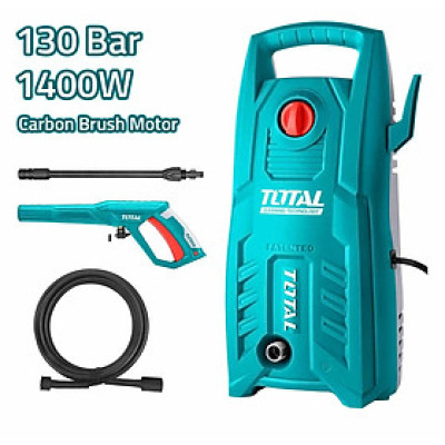 MÁY RỬA XE ÁP LỰC CAO 1400W (130BAR(1900PSI) ) TOTAL - (TGT11316) - HÀNG CHÍNH HÃNG