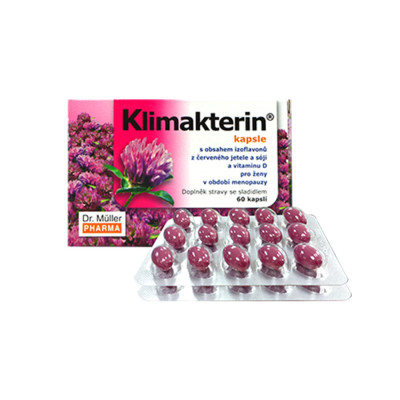 Viên Nội Tiết Tố Nữ Klimakterin - Estrogen Thảo Dược - Cân Bằng Nội Tiết Tố Nữ - Chậm Quá Trình Lão Hóa, Mãn Kinh - Dr. Muller Từ Cộng Hòa Séc