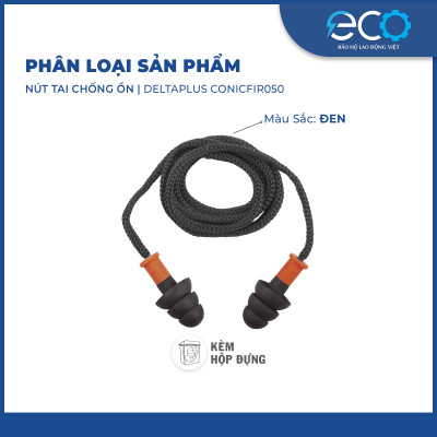 Nút tai chống ồn có dây Conicfir050 29 dB hàng nhập khẩu chính hãng