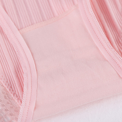 COMBO 5 QUẦN LÓT NỮ COTTON GÂN TĂM PHỐI REN 8908