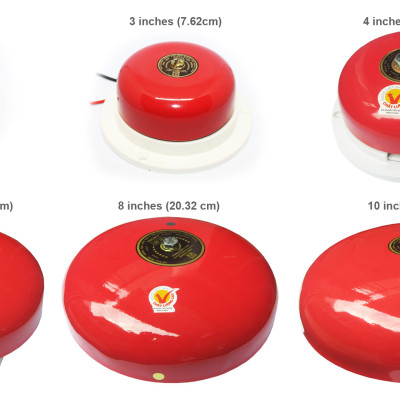 Chuông điện dạng đĩa, kích thước 4 inches 75dB, 220V AC - Tiến Thành C15-399