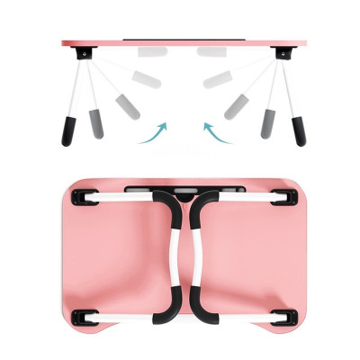 Bàn Học Gấp Gọn Thông Minh Có Khe Để Ipad, Điện Thoại Tiện Dụng Cho Bé (Giao Màu Ngẫu Nhiên)