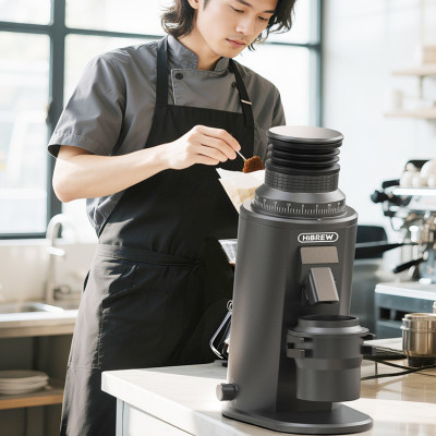Máy xay hạt cà phê chuyên nghiệp Single Dose, 150 cấp độ xay vô cấp. Thương hiệu Mỹ cao cấp HiBREW - G10. HÀNG CHÍNH HÃNG