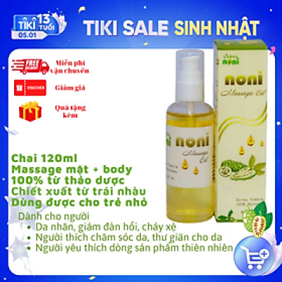 Dầu Massage Dưỡng Da Trái nhàu (100 ml)