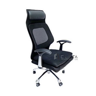 Ghế làm việc chân xoay ngả lưng nằm thư giãn CM4287-M Lưng lưới nệm vải lưới ngồi 2 lớp chân thép xoay nâng hạ hcm