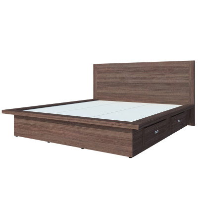 Giường ngủ cao cấp Tundo màu nâu 180cm x 200cm
