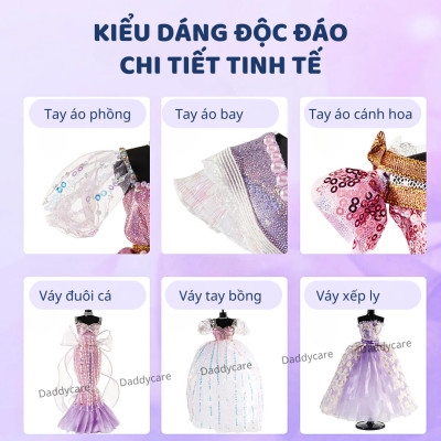 Đồ chơi thiết kế thời trang Clothing Design House, Dụng cụ may vá thủ công sáng tạo cho bé 4,5,6,7,8 tuổi